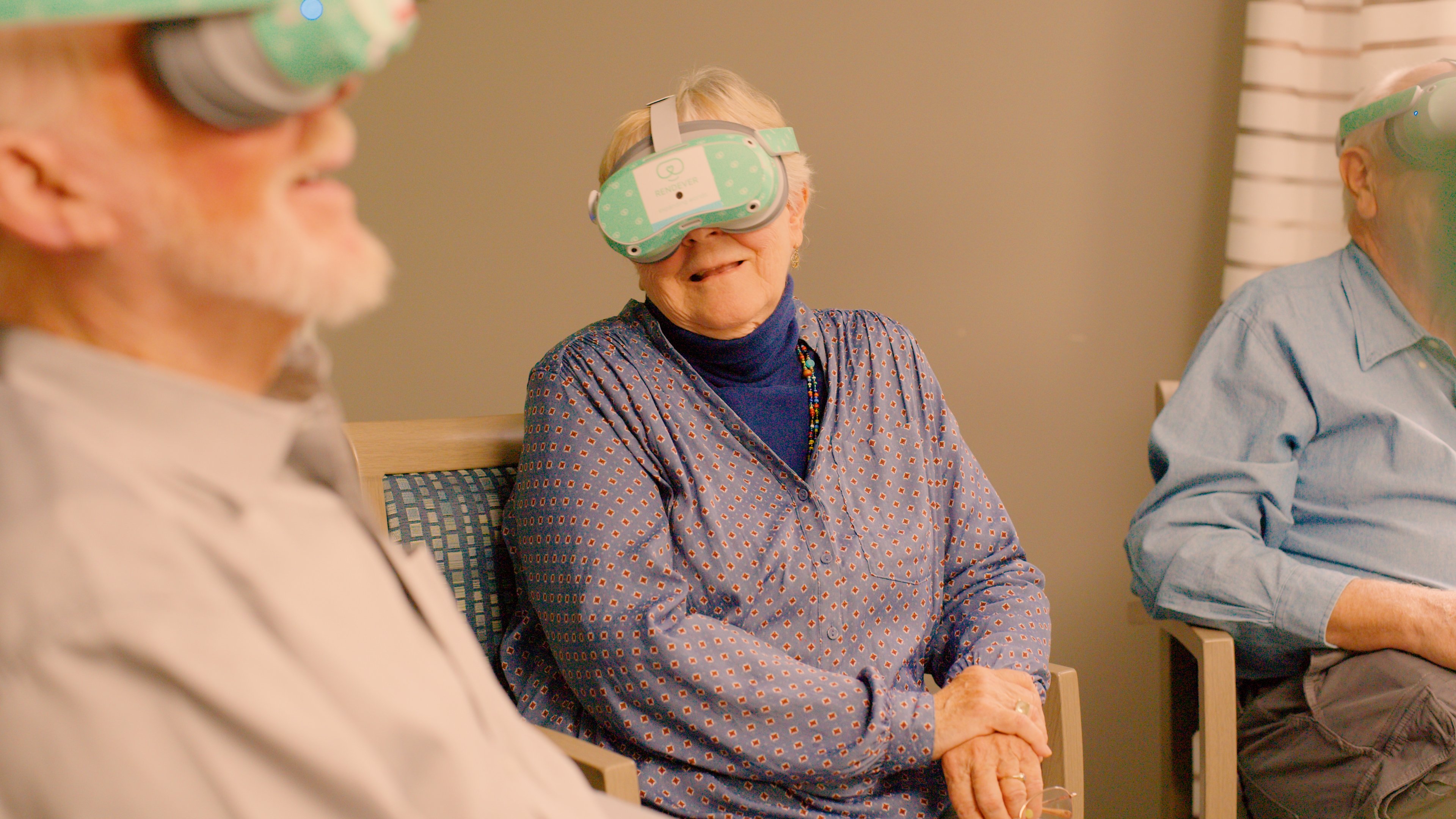 VR engagement with seniors